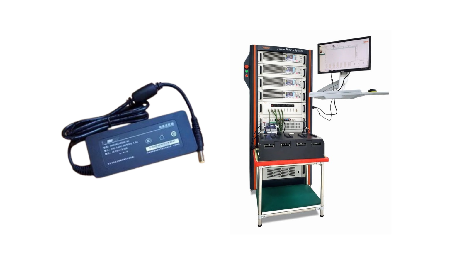 Automated testing solution for projector power supplies