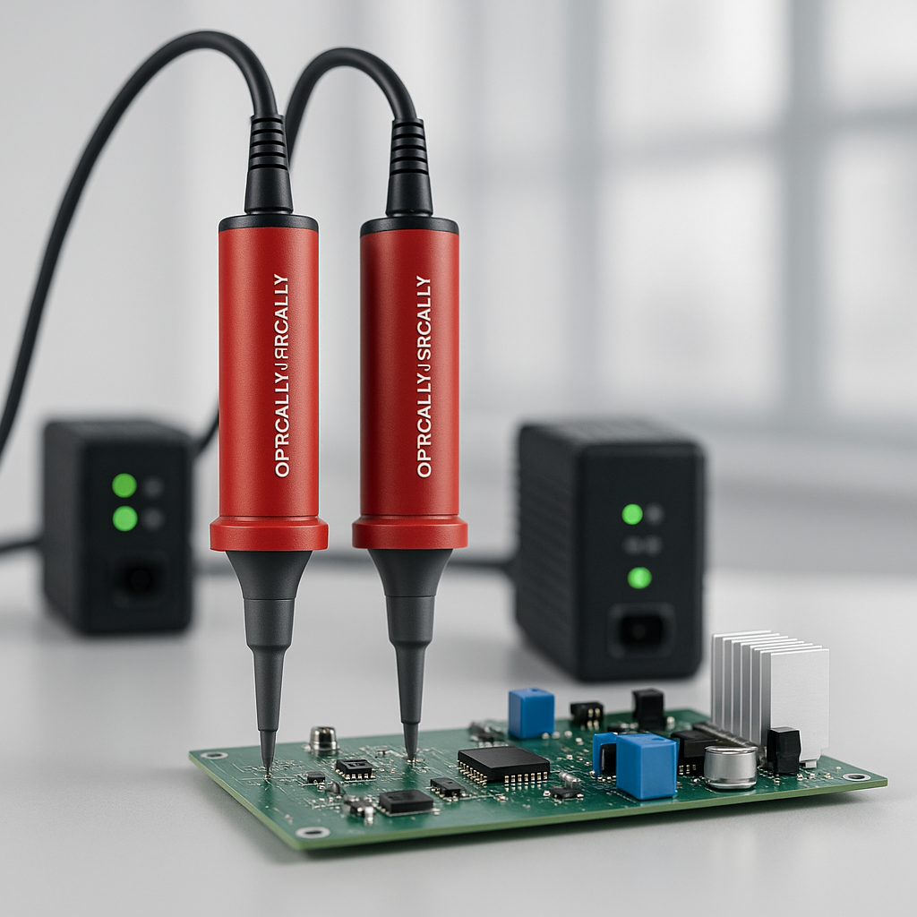 Safe gate measurements on SiC and GaN power electronics with optically isolated probes