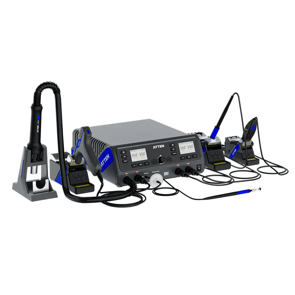 Atten MS-1600 4-in-1 Rework Station Ansicht der Atten MS-1600 4-in-1 Rework Station