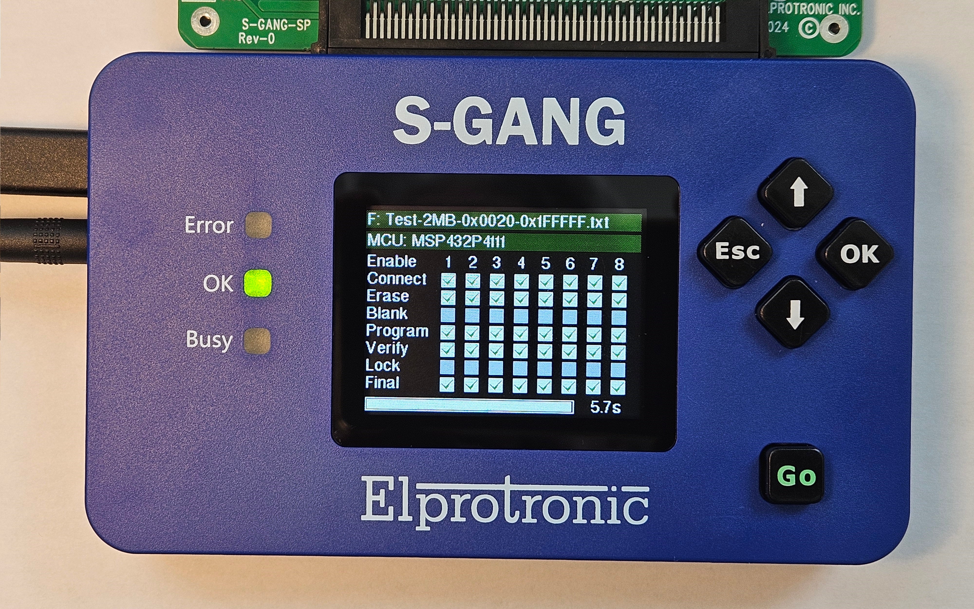 S-GANG - Standalone Gang Programmer S-GANG - Standalone Gang Programmer