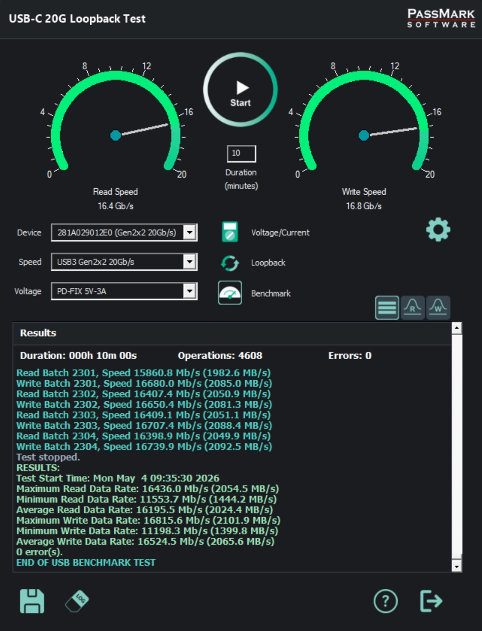 Prueba de rendimiento USBC-20G (1)