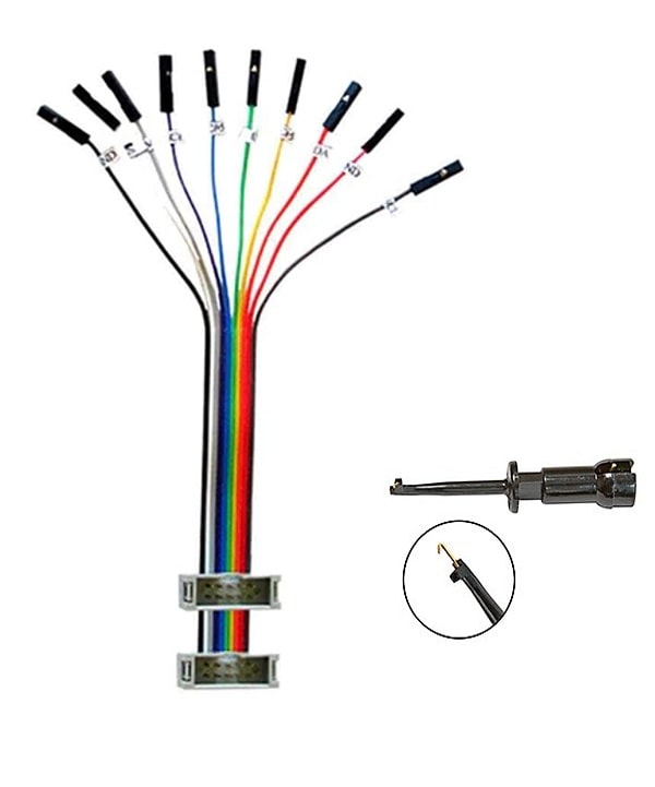 10-Pin Split Kabel Grbber Clips